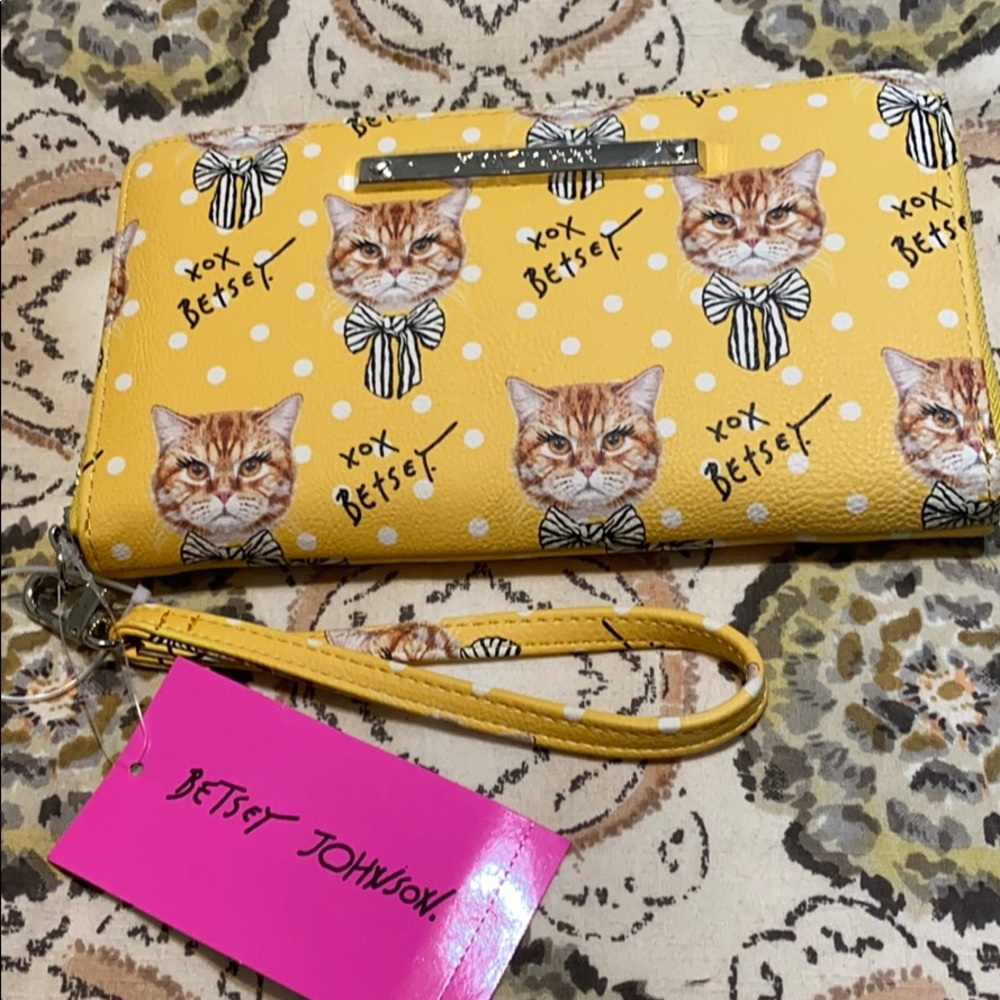 REMOVED Betsey Johnson Cat Wallet